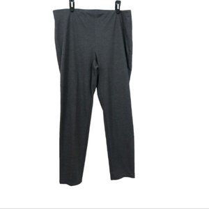 J Jill 2X Slim Leg Gray Pull On JJill Pants